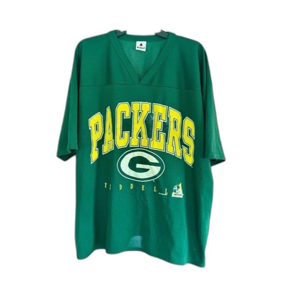 Vintage Green Bay Packers Jersey Mens Size Large Riddell USA 1996